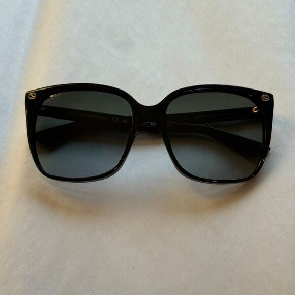 Gucci Black Gold Gradient Oversized Sunglasses GGO022S main image 14